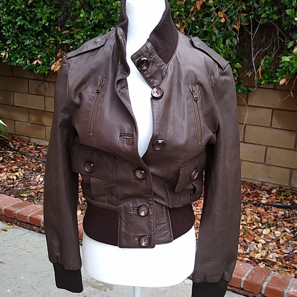 Bata and More, made in Italy brown leather…